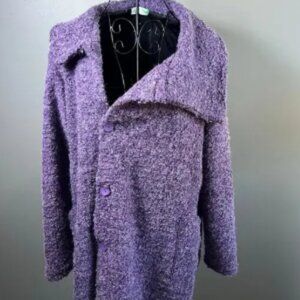 Dreadlocks Boho Lagenlook Purple jacket (made in Israel) Size XXL